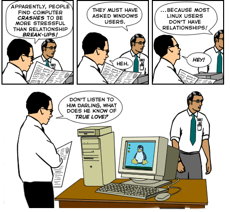The Joy of Tech follows the latest tech trends with its own strangely, The Joy of Tech! your quick fix of comic fun! 